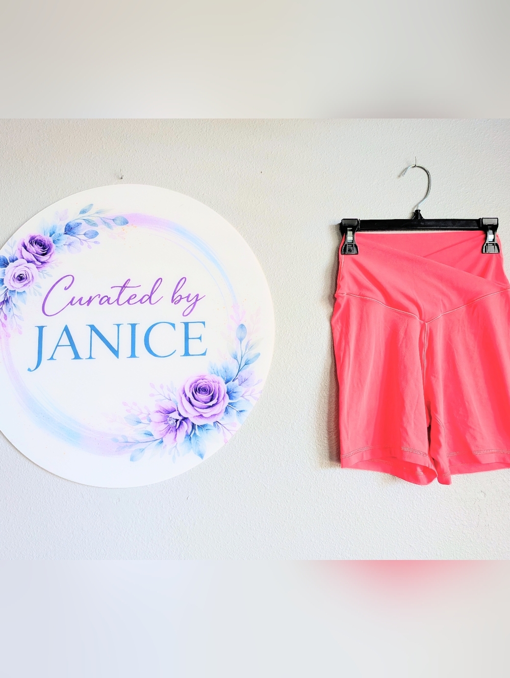 OFFLINE By Aerie | Real Me Crossover Bike Shorts | Bright Coral | Medium